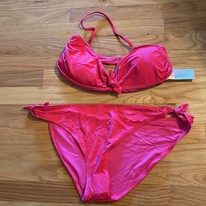 Pink and Orange Palm Bikini, NWT, Vineyard Vines, M/L